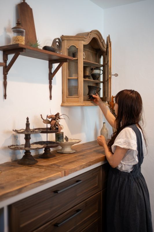 町田市Ｓ様邸　キッチンウォールシェルフ